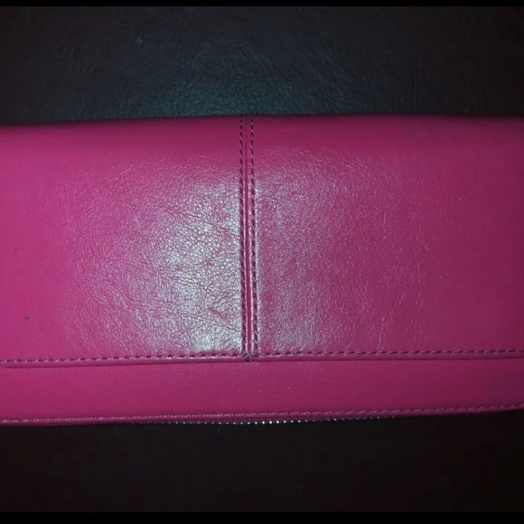 Coach Pink Leather Wallet - Picture 2 of 3